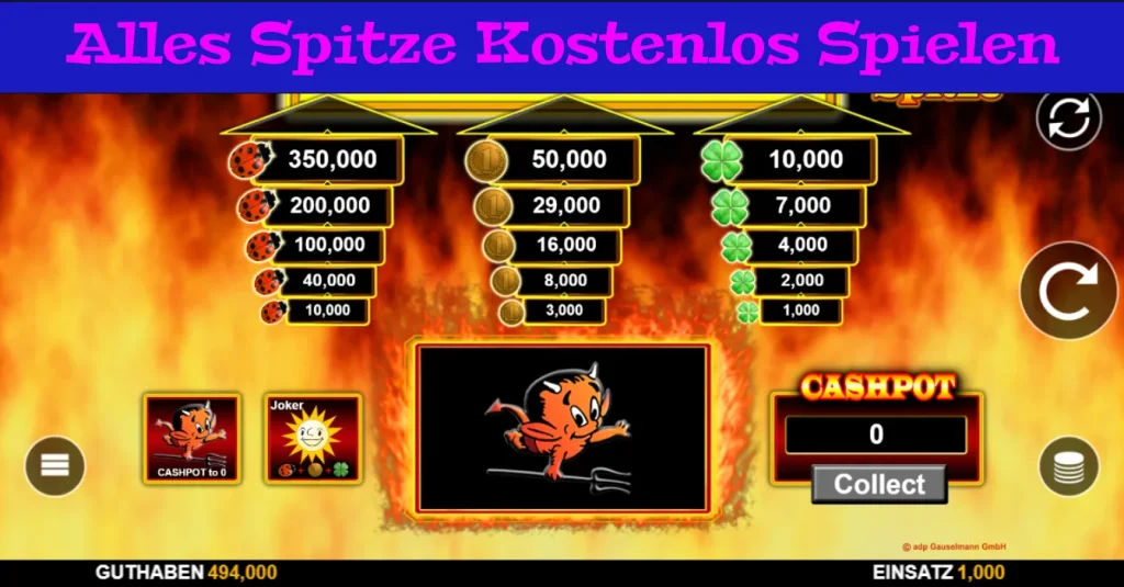 alles spitze kostenlos spielen